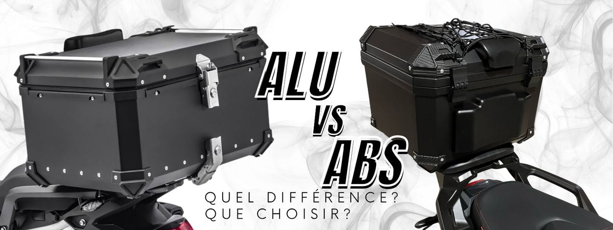 Top case Alu vs ABS : Quel matériau choisir pour votre moto ?