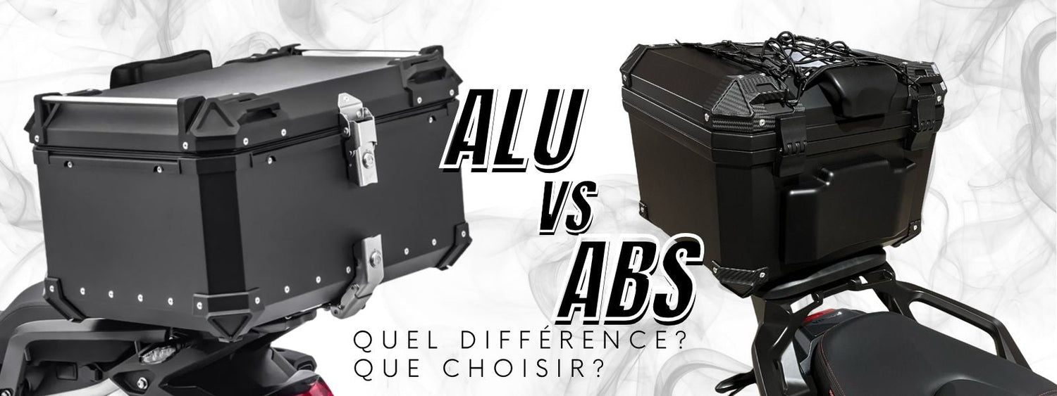 Top case Alu vs ABS : Quel matériau choisir pour votre moto ?