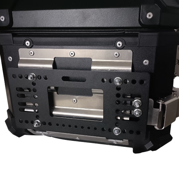 Valises Latérales Aluminium 18L Noir (Paire) - Kit Complet | Moto Trail