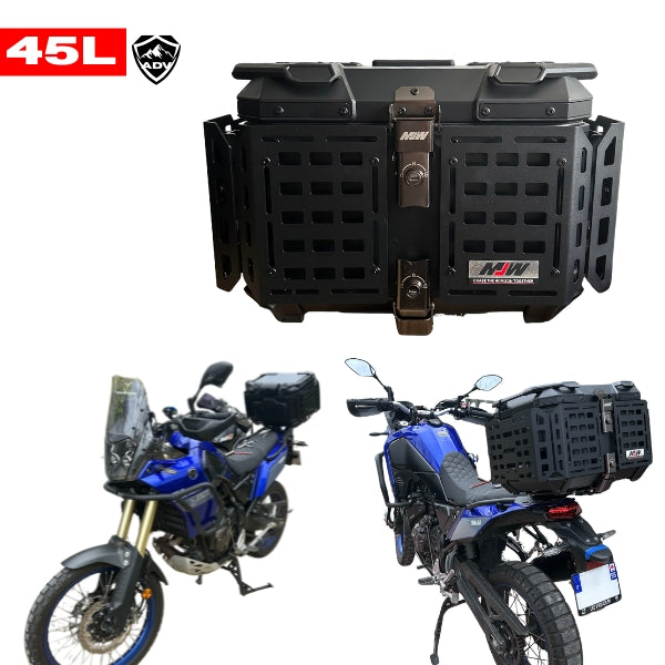 Topcase Armour 45L/55L/65L Aluminium Blindé ADV - MJW