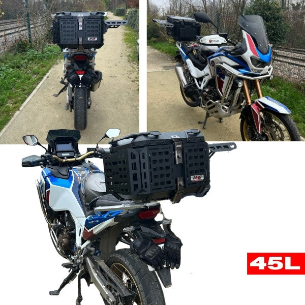 Topcase Armour 45L/55L/65L Aluminium Blindé ADV - MJW