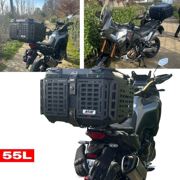 Topcase Armour 45L/55L/65L Aluminium Blindé ADV - MJW