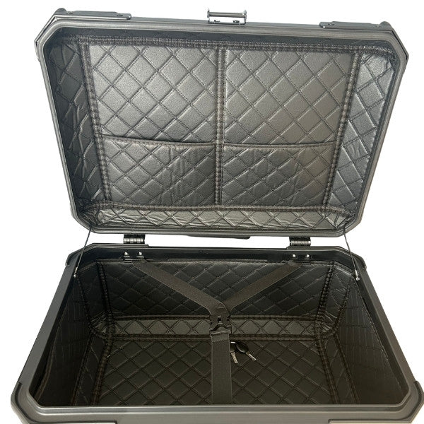 TopCase 62L Deep Black Flag Aluminium