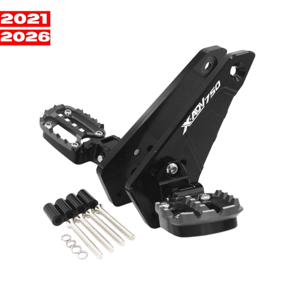 Cale-pieds pilote pour Honda X-ADV 750 – Repose-pieds aluminium CNC élargis antidérapants