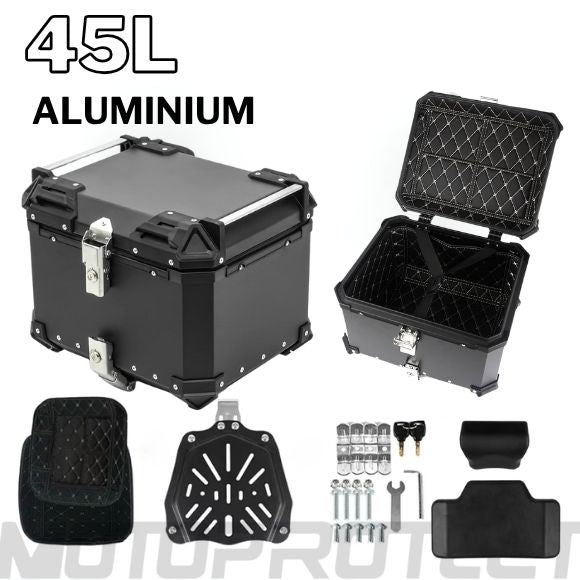 TOPCASE ALUMINIUM 45L Bagtecs - NOIR