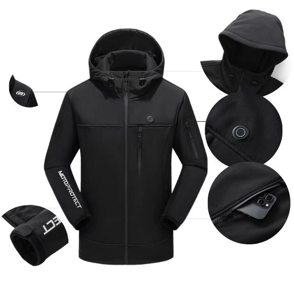 Veste Chauffante storm Black mp