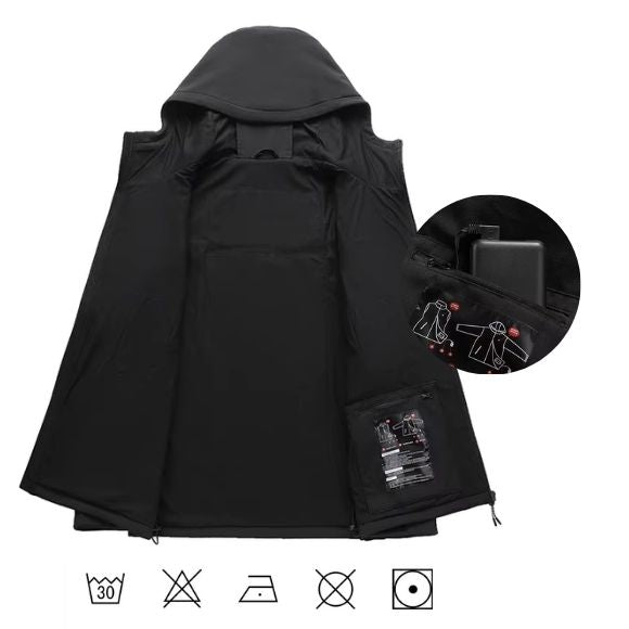 Veste Chauffante storm Black mp