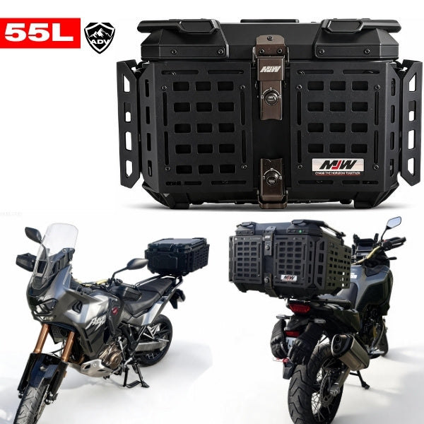 Topcase Armour 45L/55L/65L Aluminium Blindé ADV - MJW