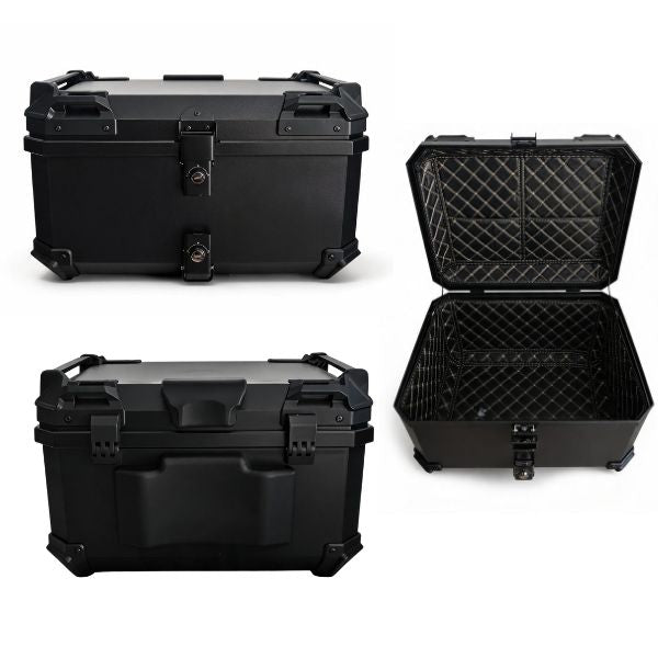 Top Case 58L ABS Deep Black – Coffre 2 casques