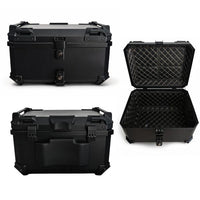 Top Case 58L ABS Deep Black – Coffre 2 casques