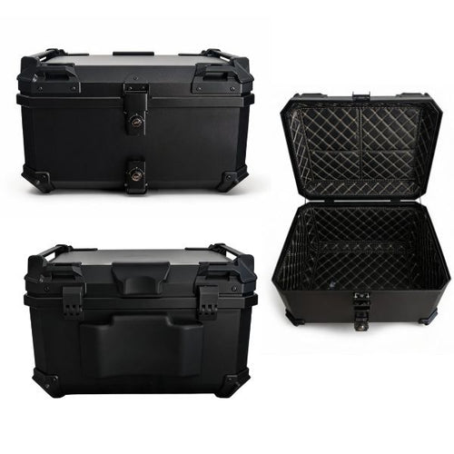 Top Case 58L ABS Deep Black – Coffre 2 casques