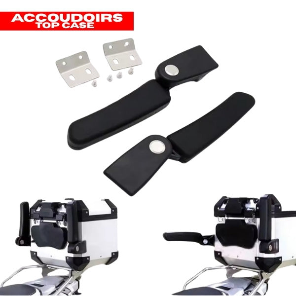 Accoudoirs Top Case Fixable - Confort Passager Sécurité Enfant