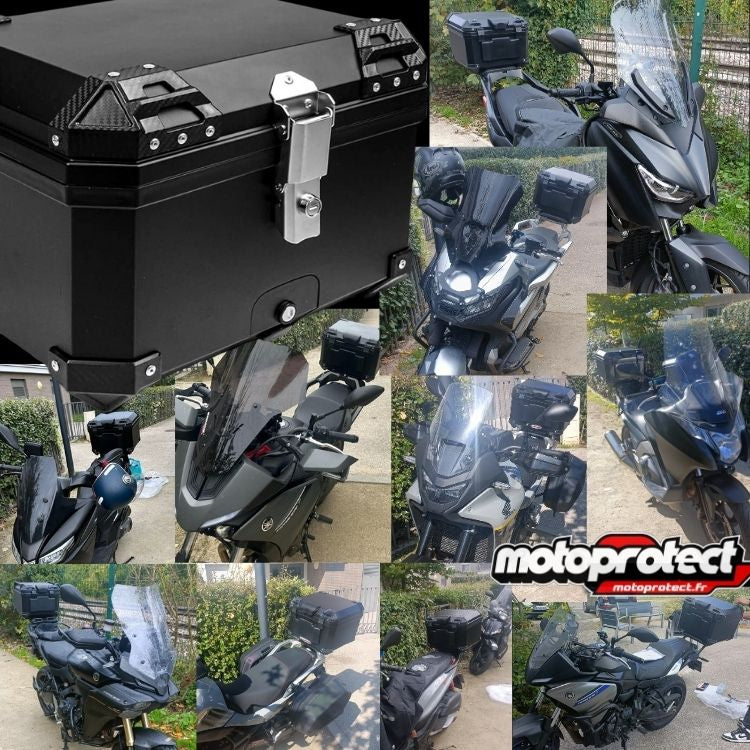 TopCase 45L/57L ABS | Full Black Universel