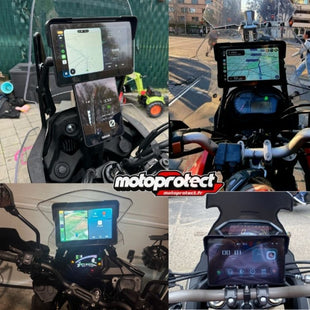 CarPlay Moto GPS Android Auto IPX7 - Tactile Étanche Universelle