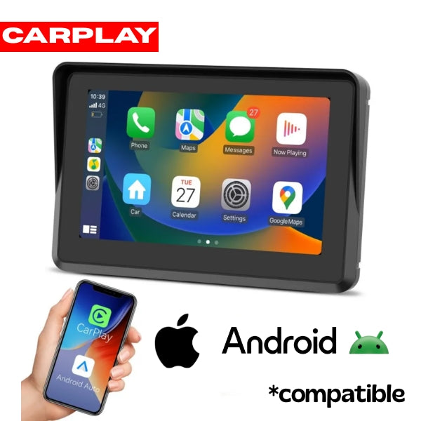 CarPlay Moto GPS Android Auto IPX7 - Tactile Étanche Universelle
