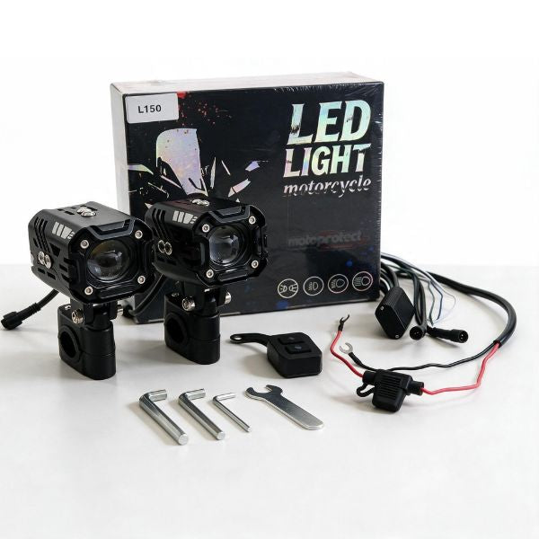 Feux Additionnels stroboscopique Led Longue portée boutons sans fils - 80W
