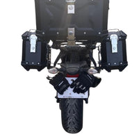 Valises Latérales Aluminium 18L Noir (Paire) - Kit Complet | Moto Trail