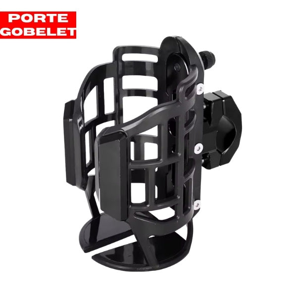 Porte-gobelet universel moto – Support boisson pour crash bar et guidon