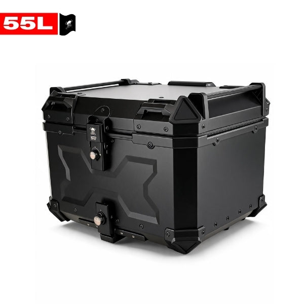 Top Case Aluminium Deep Full Black - 55L / 62L / 85L / 100L