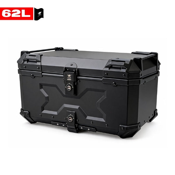 Top Case Aluminium Deep Full Black - 55L / 62L / 85L / 100L