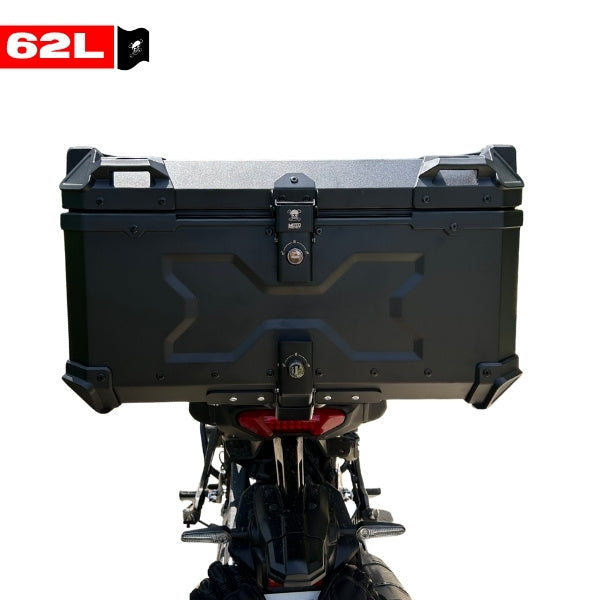 TopCase 62L Deep Black Flag Aluminium