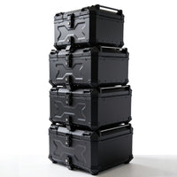 Top Case Aluminium Deep Full Black - 55L / 62L / 85L / 100L