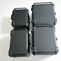 Top Case Aluminium Deep Full Black - 55L / 62L / 85L / 100L