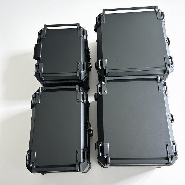 Top Case Aluminium Deep Full Black - 55L / 62L / 85L / 100L