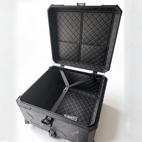 Top Case Aluminium Deep Full Black - 55L / 62L / 85L / 100L