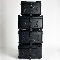 Top Case Aluminium Deep Full Black - 55L / 62L / 85L / 100L