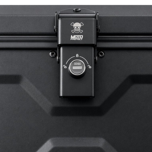 Top Case Aluminium Deep Full Black - 55L / 62L / 85L / 100L
