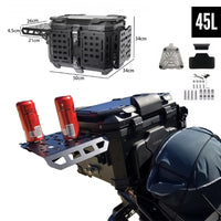 Topcase Armour 45L/55L Aluminium foldable Blindé - Armure | Road trip