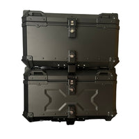 TopCase 62L Deep Black Flag Aluminium
