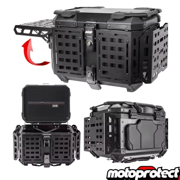 Topcase Armour 45L/55L Aluminium foldable Blindé - Armure | Road trip
