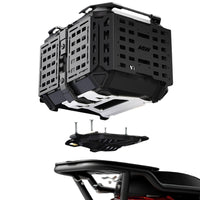 Topcase Armour 45L/55L Aluminium foldable Blindé - Armure | Road trip